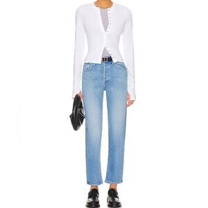 Mother The Tomcat Flood Jean Going Dutch New Womens 26 Button Fly